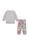Дитячий спортивний костюм Kenzo Kids колір сірий