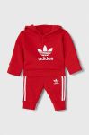 Комплект лаунж adidas Originals колір червоний Комплект лаунж adidas Originals колір червоний