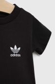 Дитячий бавовняний комплект adidas Originals колір чорний (3309913)