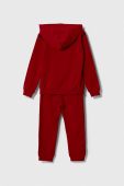 Дитячий бавовняний спортивний костюм United Colors of Benetton колір червоний (3415384)