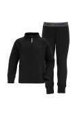Дитячий спортивний костюм Didriksons JADIS KIDS SET колір чорний