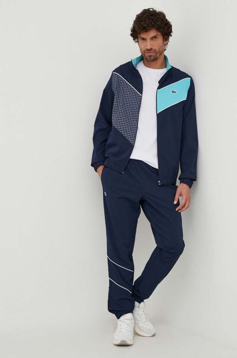 Спортивний костюм Lacoste чоловічий колір синій Спортивний костюм Lacoste чоловічий колір синій