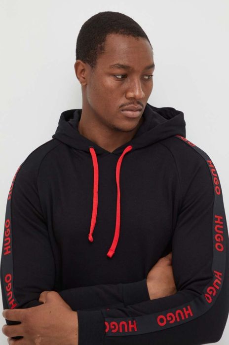 Бавовняний костюм лаунж HUGO колір чорний