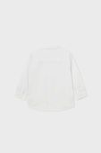 Бавовняна сорочка для немовля Mayoral колір білий (3429109) Бавовняна сорочка для немовля Mayoral колір білий (3429109)