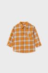 Бавовняна сорочка для немовля Mayoral колір помаранчевий