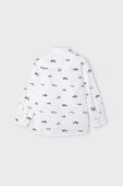 Дитяча бавовняна сорочка Mayoral колір білий (3419975)