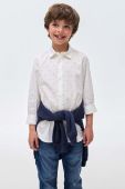 Дитяча бавовняна сорочка Mayoral колір білий (3420013)