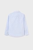 Дитяча бавовняна сорочка Mayoral колір блакитний (3420024) Дитяча бавовняна сорочка Mayoral колір блакитний (3420024)