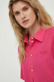 Сорочка з льону R?sum? колір рожевий relaxed класичний комір