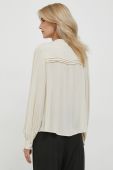 Блузка Pepe Jeans жіноча колір бежевий однотонна