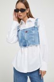 Джинсовий топ Tommy Jeans колір блакитний (3510208) Джинсовий топ Tommy Jeans колір блакитний (3510208)