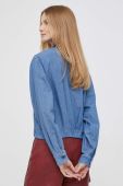 Джинсова блузка Dkny жіноча однотонна колір блакитний Джинсова блузка Dkny жіноча однотонна колір блакитний