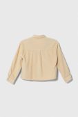 Дитяча вельветова сорочка United Colors of Benetton колір бежевий Дитяча вельветова сорочка United Colors of Benetton колір бежевий