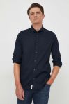 Сорочка Tommy Hilfiger чоловіча колір синій slim комір button-down (3372698) Сорочка Tommy Hilfiger чоловіча колір синій slim комір button-down (3372698)