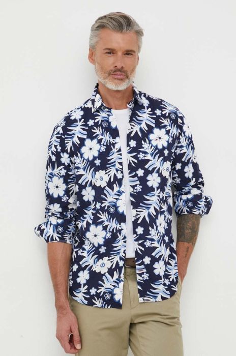 Бавовняна сорочка Tommy Hilfiger чоловіча slim класичний комір колір блакитний (3324881) Бавовняна сорочка Tommy Hilfiger чоловіча slim класичний комір колір блакитний (3324881)