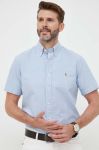 Бавовняна сорочка Polo Ralph Lauren чоловіча regular комір button-down колір блакитний (3274300) Бавовняна сорочка Polo Ralph Lauren чоловіча regular комір button-down колір блакитний (3274300)