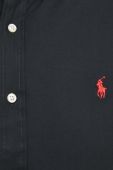 Сорочка Polo Ralph Lauren чоловіча колір чорний slim комір button-down (3259905) Сорочка Polo Ralph Lauren чоловіча колір чорний slim комір button-down (3259905)