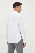 Сорочка La Martina чоловіча колір білий regular з італійським коміром