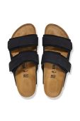 Замшеві шльопанці Birkenstock Uji жіночі колір чорний 1024832