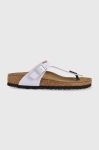 В'єтнамки Birkenstock Gizeh жіночі колір фіолетовий на плоскому ходу 1025369 В'єтнамки Birkenstock Gizeh жіночі колір фіолетовий на плоскому ходу 1025369