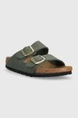 Шльопанці Birkenstock Arizona жіночі колір зелений 1025477 Шльопанці Birkenstock Arizona жіночі колір зелений 1025477