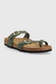 Шльопанці Birkenstock Mayari жіночі колір зелений 1025558 Шльопанці Birkenstock Mayari жіночі колір зелений 1025558
