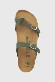 Шльопанці Birkenstock Mayari жіночі колір зелений 1025558 Шльопанці Birkenstock Mayari жіночі колір зелений 1025558