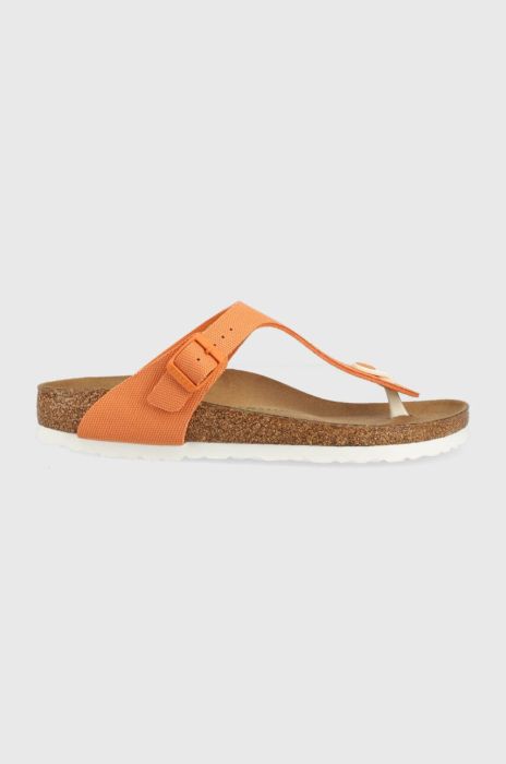 В'єтнамки Birkenstock Gizeh жіночі колір помаранчевий на плоскому ходу 1025560