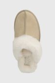 Замшеві тапочки UGG Scuffette II колір бежевий 1106872