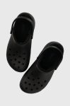 Шльопанці Crocs Classic Platform Lined Clog жіночі колір чорний на платформі 207938