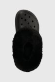 Шльопанці Crocs Furever Crush жіночі колір чорний 208446 Шльопанці Crocs Furever Crush жіночі колір чорний 208446
