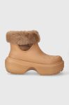 Зимові чоботи Crocs Stomp Lined Boot колір коричневий 208718 Зимові чоботи Crocs Stomp Lined Boot колір коричневий 208718
