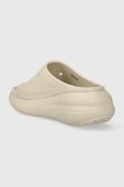 Шльопанці Crocs Classic Crush Slide жіночі колір бежевий на платформі 208731