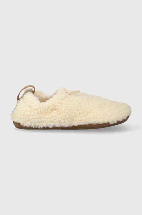Дитячі тапочки UGG K PLUSHY SLIPPER колір бежевий Дитячі тапочки UGG K PLUSHY SLIPPER колір бежевий