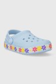 Дитячі шльопанці Crocs Off Court Daisy Clog колір блакитний