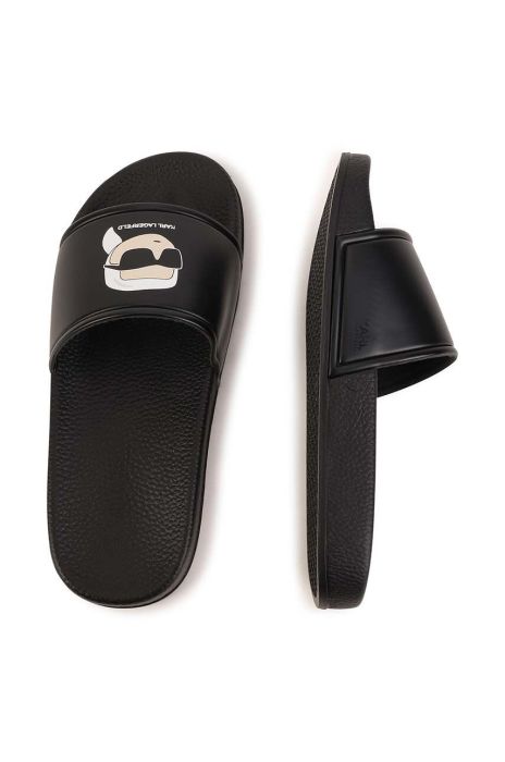 Дитячі шльопанці Karl Lagerfeld колір чорний (3420113) Дитячі шльопанці Karl Lagerfeld колір чорний (3420113)