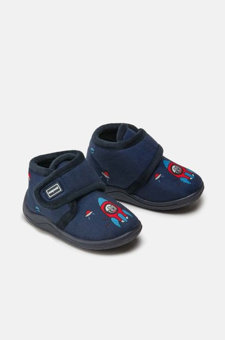 Тапочки для немовлят Mayoral колір синій Тапочки для немовлят Mayoral колір синій