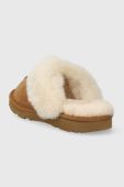 Дитячі замшеві тапочки UGG K COZY II колір бежевий Дитячі замшеві тапочки UGG K COZY II колір бежевий