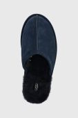 Замшеві тапочки UGG Scuff колір синій 1101111