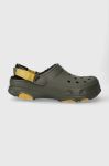Шльопанці Crocs Alle Terrain Lined Clog чоловічі колір зелений 207936