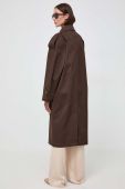 Тренч Notes du Nord жіночий колір коричневий перехідний
