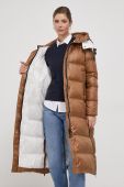 Пухове пальто Deha колір коричневий зимова