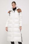 Пухова куртка Deha жіноча колір білий зимова