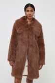 Пальто Pinko жіноче колір коричневий перехідне