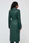 Пальто Marciano Guess жіночий колір зелений перехідний двобортний Пальто Marciano Guess жіночий колір зелений перехідний двобортний