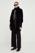 Пальто Patrizia Pepe жіноче колір чорний перехідне (3541550)