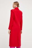 Вовняне пальто Patrizia Pepe колір червоний перехідний двобортний (3533345) Вовняне пальто Patrizia Pepe колір червоний перехідний двобортний (3533345)