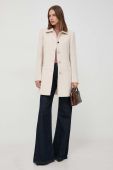 Пальто з домішкою вовни Morgan колір бежевий перехідний (3638316)