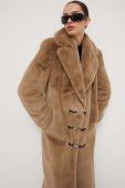 Пальто Rotate жіночий колір бежевий перехідний