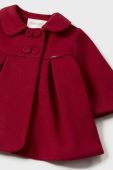 Пальто для малюків Mayoral Newborn колір червоний Пальто для малюків Mayoral Newborn колір червоний